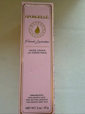 Spongellé French Lavender Pink & Gold Hand Cream